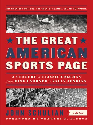 cover image of The Great American Sports Page